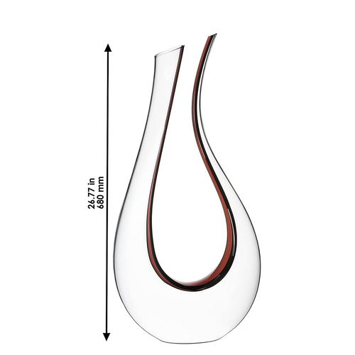 Riedel Decanter Amadeo Double Magnum Black/Red/Black
