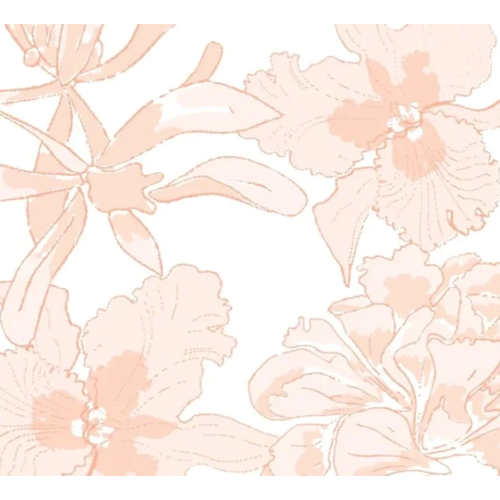 Napkin Dinner PAVIOT Ethereal Flower Poudre Napkin Dinner PAVIOT Ethereal Flower Poudre