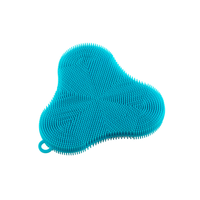 Silicone Stay Clean Scrubber CLOVER BLUE
