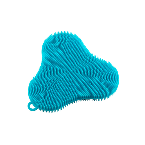 Kuhn Rikon Silicone Stay Clean Scrubber CLOVER BLUE