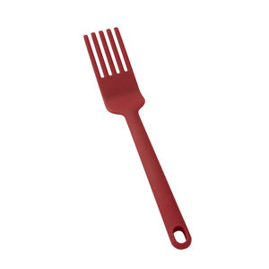 Kuhn Rikon Kuhn Rikon Silicone Whisking Spatula Fork Red