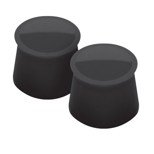 TOVOLO Silicone Wine Caps Set of 2 CHARCOAL