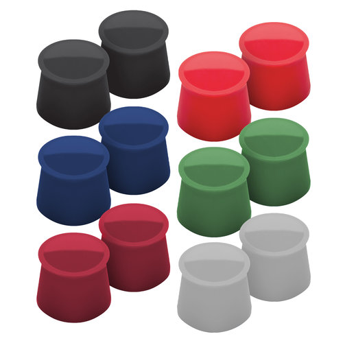 TOVOLO Silicone Wine Caps Set of 2 Charcoal