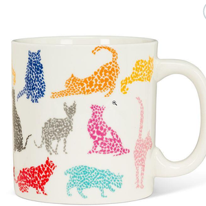 Abbott Jumbo Mug Speckle Cats 18 oz.