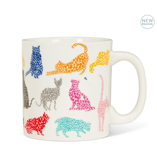 Abbott Jumbo Mug Speckle Cats 18 oz.