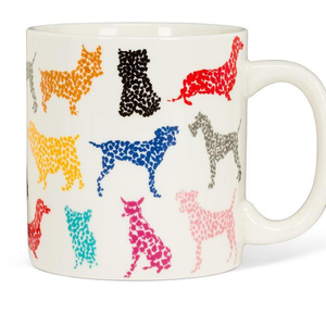 Abbott Jumbo Mug Speckle Dogs 18 oz.