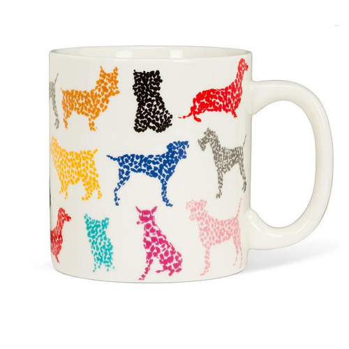 Abbott Jumbo Mug Speckle Dogs 18 oz.