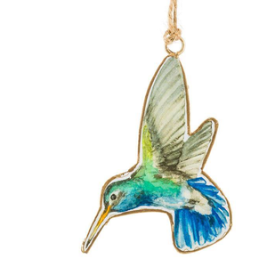 Abbott Small Hummingbird Ornament - 3 ins. Wide