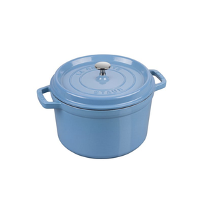 Staub High Round Cocotte ICE BLUE 5 QT STAUB