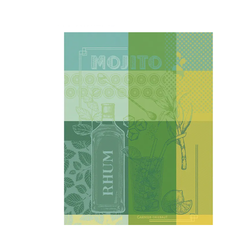 Garnier Thiebaut Garnier Thiebaut Tea Towel MOJITO MENTHE JACQUARD Garnier Thiebaut Garnier Thiebaut Tea Towel MOJITO MENTHE JACQUARD
