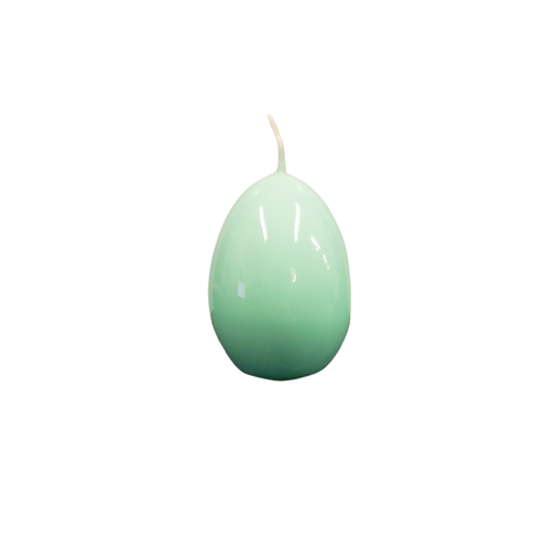 Graziani Egg Shaped Candle Water Green