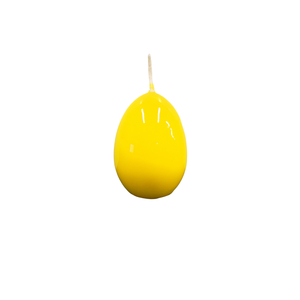 Graziani Egg Shaped Candle Yellow