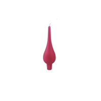 Drop Shaped Candle Cerise Pink