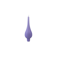 Drop Shaped Candle Iris Purple