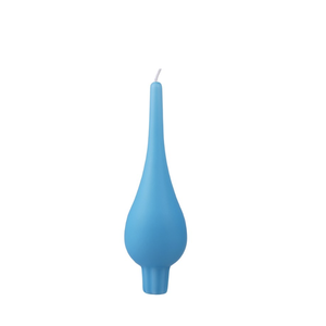 Diana Drop Shaped Candle Hot Turquoise