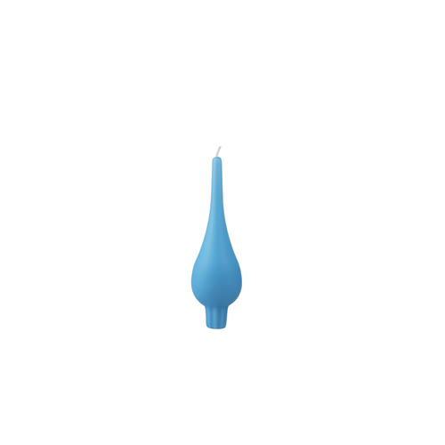 Diana Drop Shaped Candle Hot Turquoise