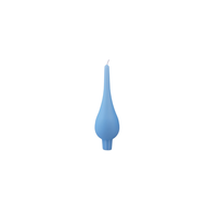 Drop Shaped Candle Ice Blue