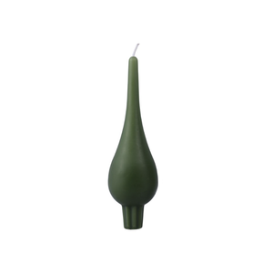 Diana Drop Shaped Candle Kelly Green