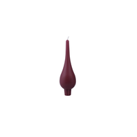 Drop Shaped Candle Burgundy
