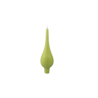 Drop Shaped Candle Green Lime