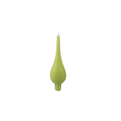 Diana Drop Shaped Candle Green Lime