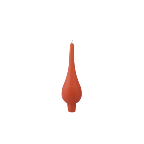 Diana Drop Shaped Candle Orange Diana Drop Shaped Candle Orange