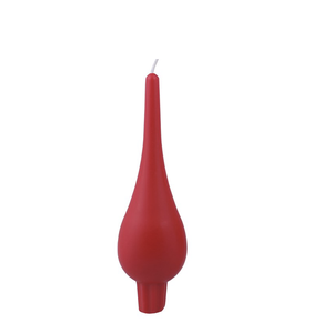 Diana Drop Shaped Candle Red