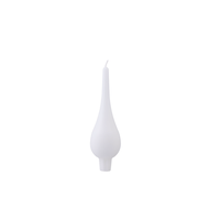 Drop Shaped Candle White
