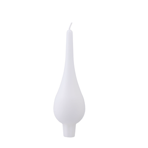 Diana Drop Shaped Candle White