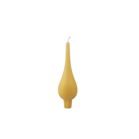 Drop Shaped Candle Yellow