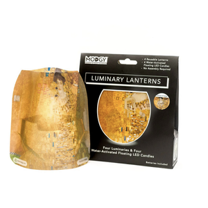 MODGY Luminary Lantern Adele & Water Activated LED Candles 4 Each