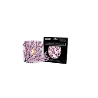 Luminary Lantern Cherry Blossom & Water Activated LED Candles 4 Each