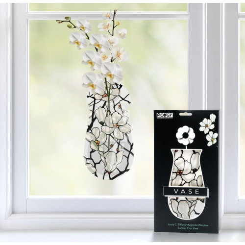 MODGY Suction Cup Vase Louis C. Tiffany Magnolia MODGY Suction Cup Vase Louis C. Tiffany Magnolia
