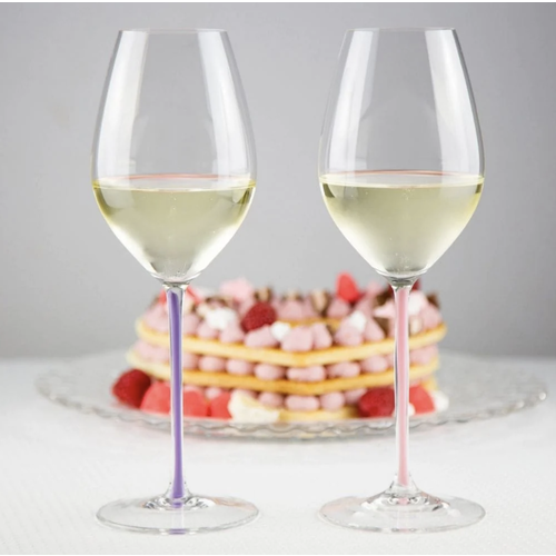 Riedel Fatto A Mano Champagne & Riesling Pink
