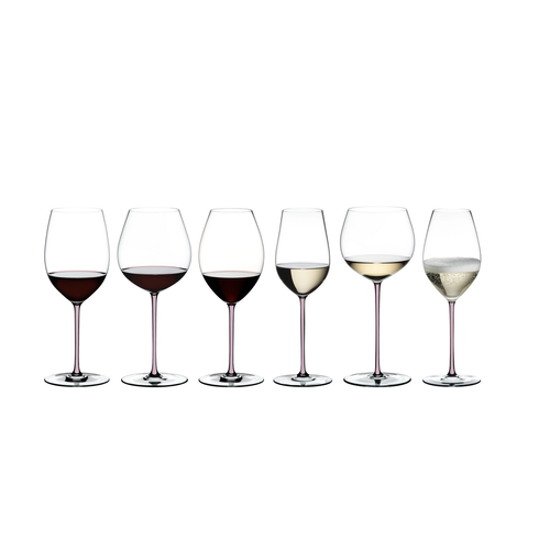 Riedel Fatto A Mano Champagne & Riesling Pink