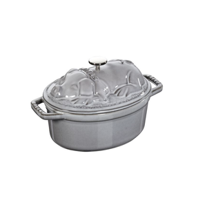 Staub Dutch Oven 1 Qt Piggy Grey Staub