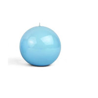 Meloria Ball Candle Small Light Blue