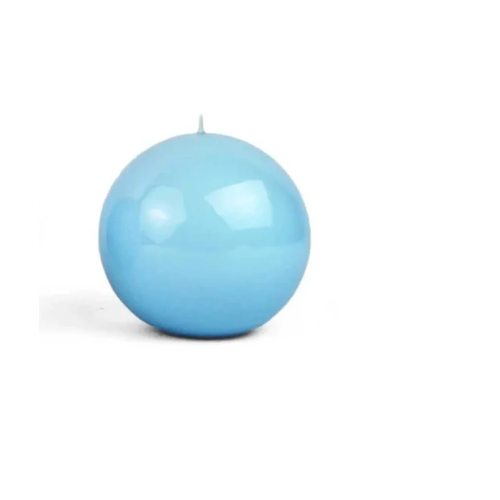 Graziani Meloria Ball Candle Small Light Blue