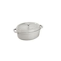 Dutch Oven Oval 7qt White Truffle Staub