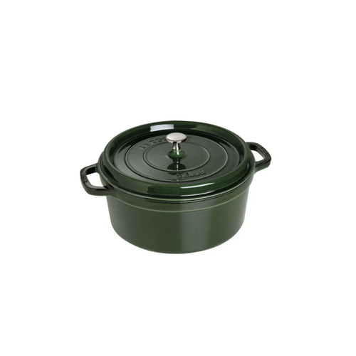 Staub Dutch Oven Round Basil Green 7QT/6.7L