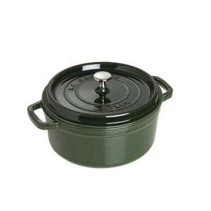 Staub Dutch Oven Round 5.5 qt Basil Green STAUB