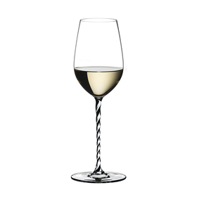 Riedel Fatto A Mano Riesling/Zinfandel Black & White Twisted