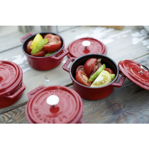 Staub Mini Round Cocotte 250ml STAUB CHERRY Staub Mini Round Cocotte 250ml STAUB CHERRY