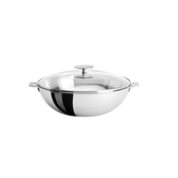 CRISTEL Casteline Wok with Lid 4 QT