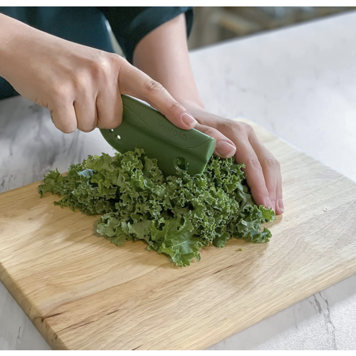 TOVOLO Strip & Chop Kale & Herb Tool PESTO GREEN