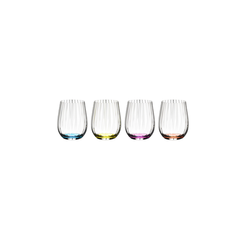 Riedel RIEDEL Optical Happy O Tumbler Set of 4 Riedel RIEDEL Optical Happy O Tumbler Set of 4