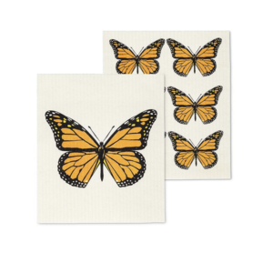 Abbott Swedish Cloth Monarch Butterfly Set of 2