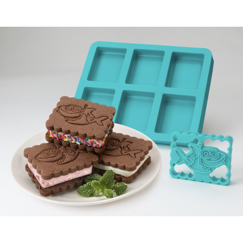 MOBI Ice Cream Sandwich Maker Shark