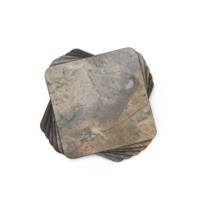 Coasters Earth Slate Set of 6