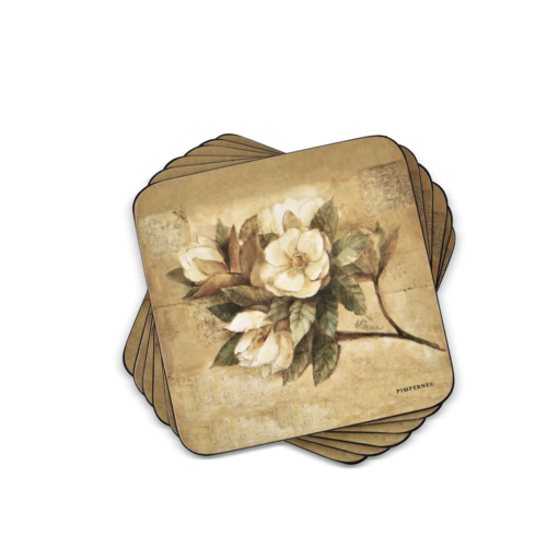 Pimpernel Coasters Sugar Magnolia Set of 6